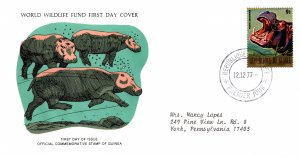 Guinea, Worldwide First Day Cover, Animals
