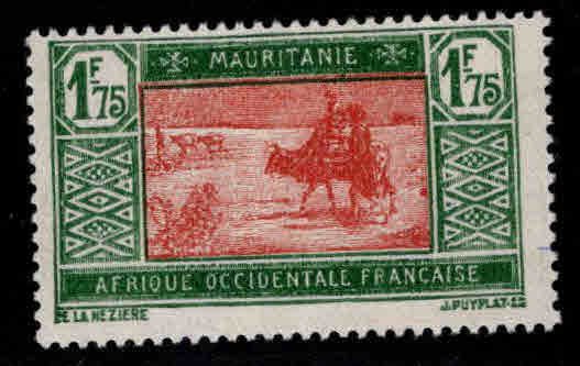 Mauritania Scott 50 MH* stamp