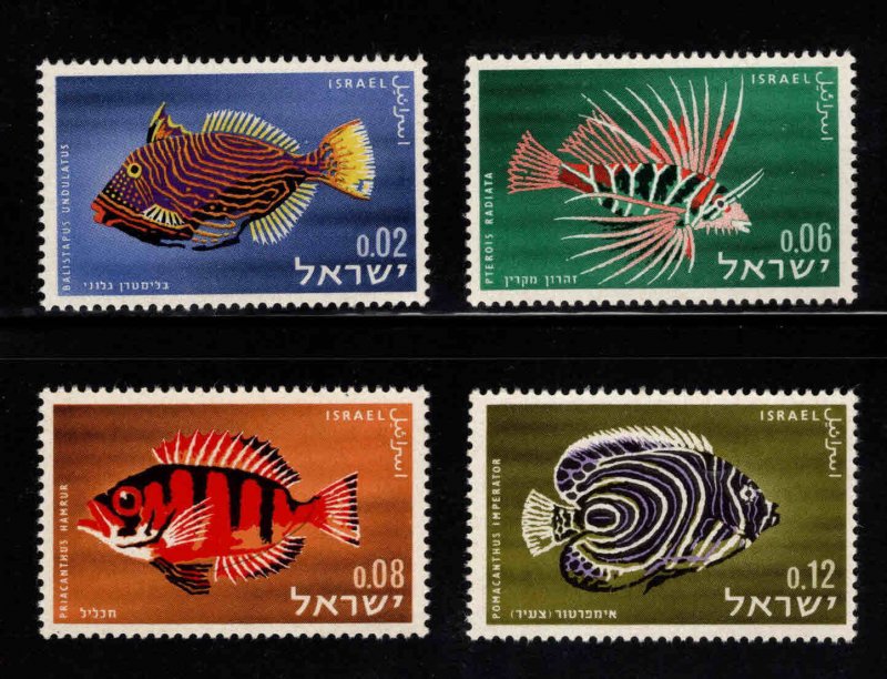 ISRAEL Scott 246-249 MNH** Fish set