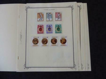 Cook Islands 1985-1986 Mint Stamp Collection on Scott Specialty Album Pages