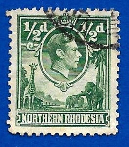 Northern Rhodesia 1938 - U - Scott #25 *