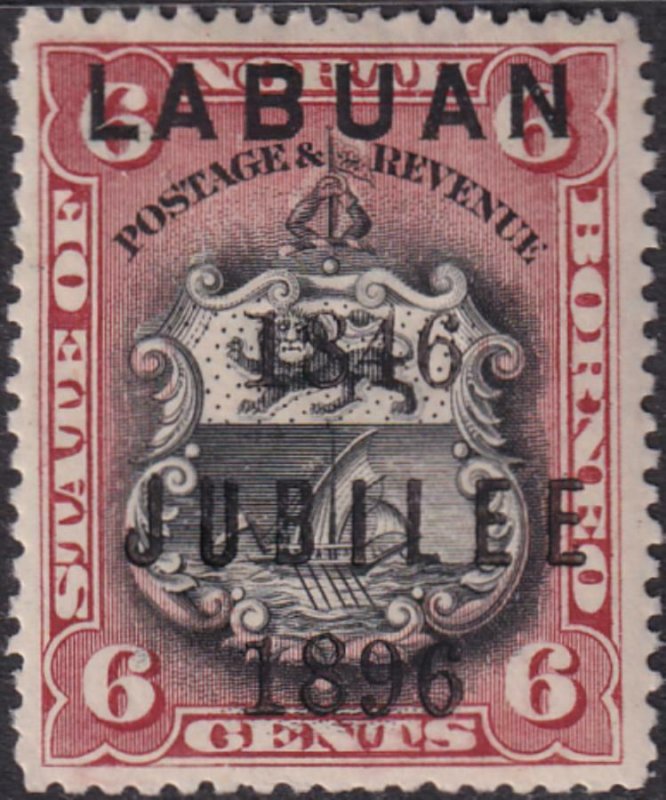 Labuan 1896 SC 70 LH 