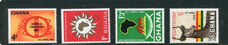 Ghana #135-8 MNH - penny auction