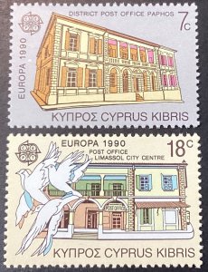 Cyprus #755-56 Mint Never Hinged Post Offices, Europa 1990