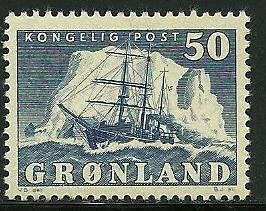 Greenland # 35, Mint Hinge.