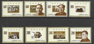 China-PRC 2992-99  1999  set 8 fvf mint nh