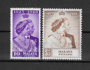 MALAYA/PENANG 1948 SG 1/2 MNH Cat £40.50