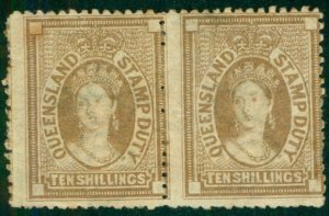 QUEENSLAND AR 31 MH PAIR SCV $1200.00 BIN $550..00 (RL) 175