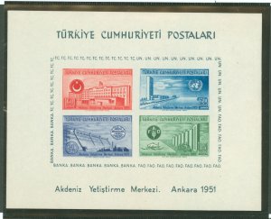 Turkey #1054a Mint (NH) Souvenir Sheet