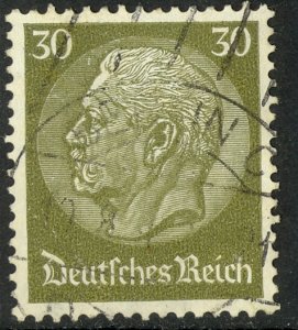 GERMANY 1933-35 30pf HINDENBURG Portrait Issue Sc 426 VFU