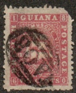 British Guyana 31 Used.  Perf. 12 1/2 x 13.