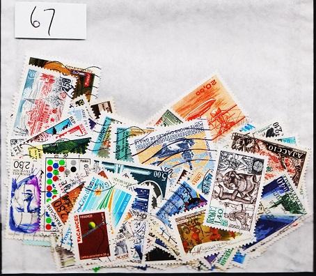 France. Mixture. 100 stamps. May be some duplication.Fine Used