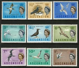 Ascension 1963 Birds Part Set To 1s very lightly mounted mint