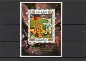 MANAMA 1971 SPACE APOLLO XV S/S PERF. MNH