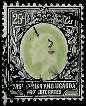 EAST AFRICA AND UGANDA   #37 USED (1)