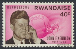 Rwanda  SC# 131  MNH J F Kennedy see details/scans 