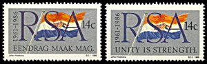 South Africa 668-669, MNH, 25th Anniversary of the Republic