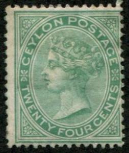 Ceylon SC#68 / SG#127 Victoria, 24c, Mint no gum
