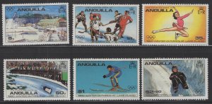 ANGUILLA, 375-380, MINT HINGED ,  SET