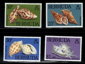 BERMUDA Scott 419-422 MNH** Shell stamp set