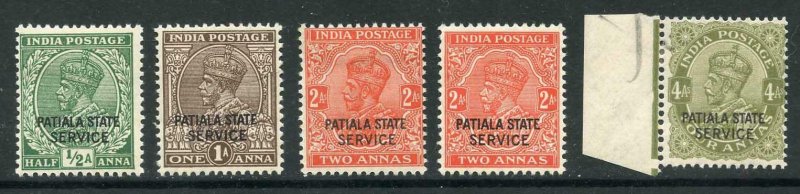 Patiala Service SGO58/O62 KGV set Fine Fresh M/M