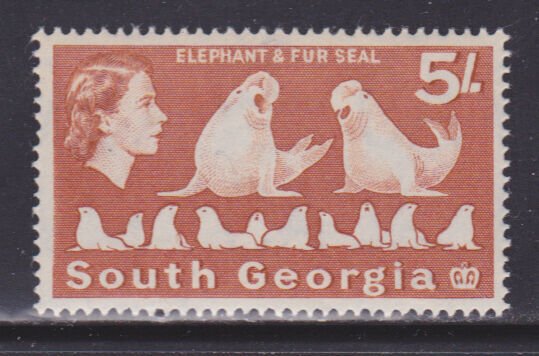 South Georgia 14 VF-mint lightly hinged nice color scv $ 23 ! see pic !