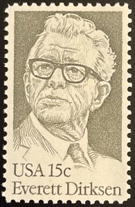 Scott #1874 1981 15¢ Everett Dirksen MNH OG XF