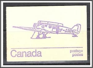 Canada #BK76a Complete Booklet