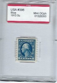 US#396, Blue, Mint