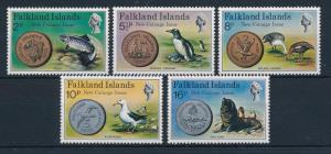 [28084] Falkland Islands 1975 Bird Vögel Oiseaux Ucelli Penguin Goose Coin MNH