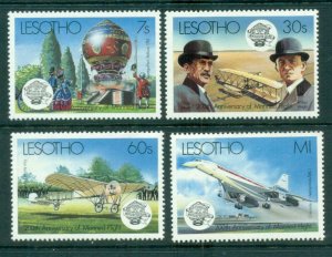 Lesotho 1983 Manned Flight Bicentenary MUH