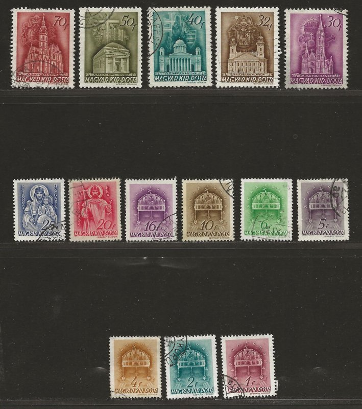 HUNGARY SC# 537-50  FVF/U