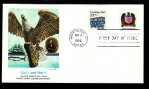 U.S. 1996 FDC Eagle & Shield!