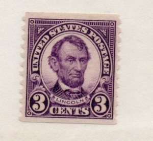 SCOTT  600  3¢  MINT HINGED  SHERWOOD STAMP