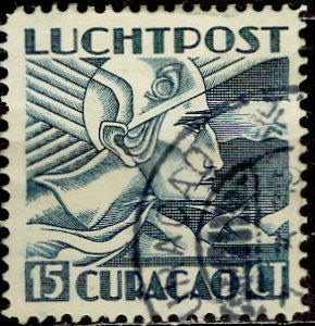 Netherlands Antilles 1938: Sc. # C5; O/Used Single Stamp