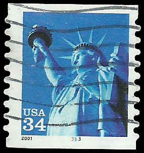 P.N.C. 4444 # 3477 USED STATUE OF LIBERTY