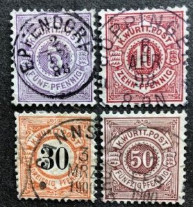 Wurttemberg 58,60,64,68 Used