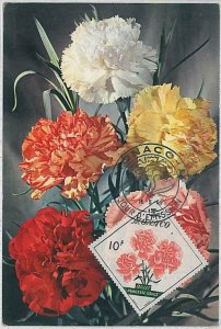 3247 - MONACO - MAXIMUM CARD: 1959 #5 nature FLOWERS-