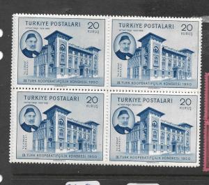 TURKEY (P2501B) 20K SC 1041-2 BL OF 4  MNH