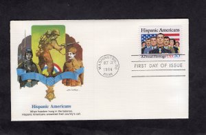 2103 Hispanic Americans, FDC Fleetwood