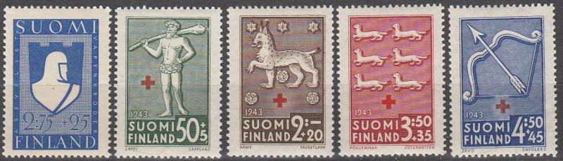 Finland #B47, B54-7 MNH CV $8.90 (A14848)