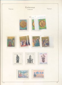 Vatican 1987/89 Religion Art MNH Sheets Collection on 5 Pages (Apx 34) ZK2378