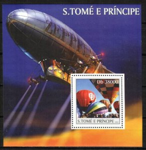 Saint Thomas & Prince Stamp 1529  - Balloons and zeppelins