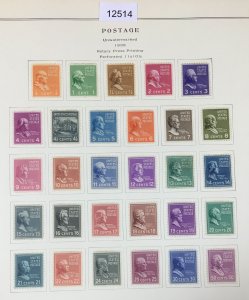 MOMEN: US STAMPS # 803-831 1938 MINT OG H COLLECTION LOT #12514