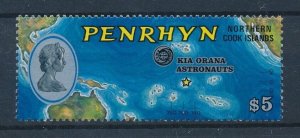 [116747] Penrhyn 1975 Space weltraum Kia orana astronauts  MNH