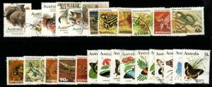 AUSTRALIA SG781/806 1981-3 WILDLIFE FINE USED