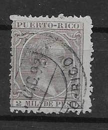 PUERTO RICO STAMP, VFU #JUNIO KK10