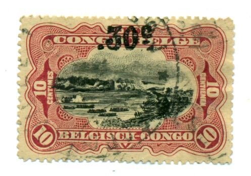 Belgian Congo  1922 #77 U SCV (2022) = $0.30