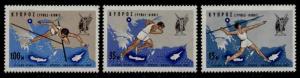 Cyprus 300-2 MNH Sports, Map