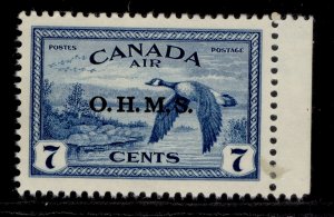 CANADA GVI SG O171, 7c blue, LH MINT. Cat £24.